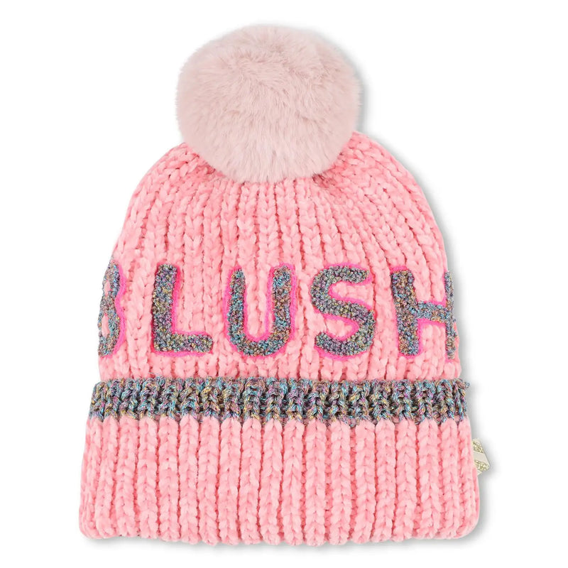 Back of the Billieblush bobble hat.