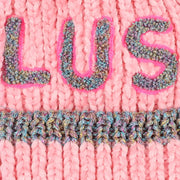 Closer look at the Billieblush bobble hat.