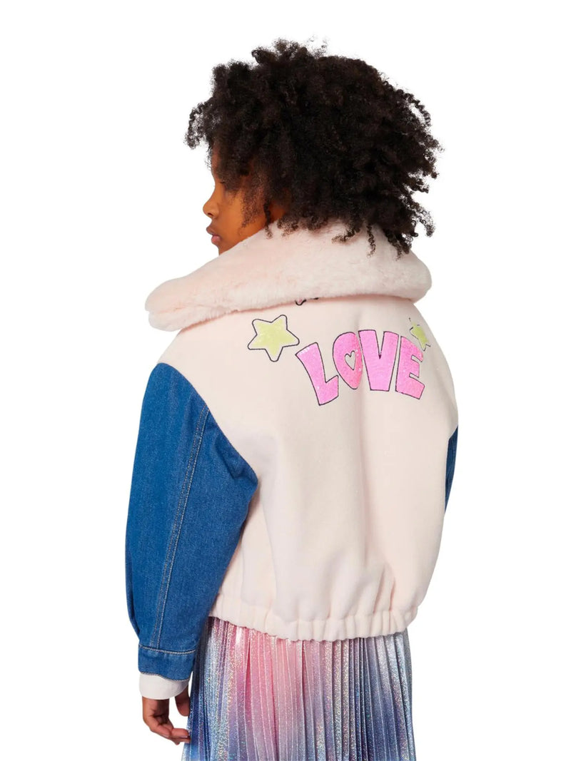 Back of the Billieblush colourblock jacket.