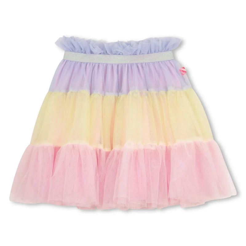 Billieblush girl's colourblock tulle skirt - u21861.