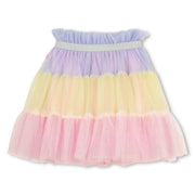 Back of the Billieblush colourblock tulle skirt.