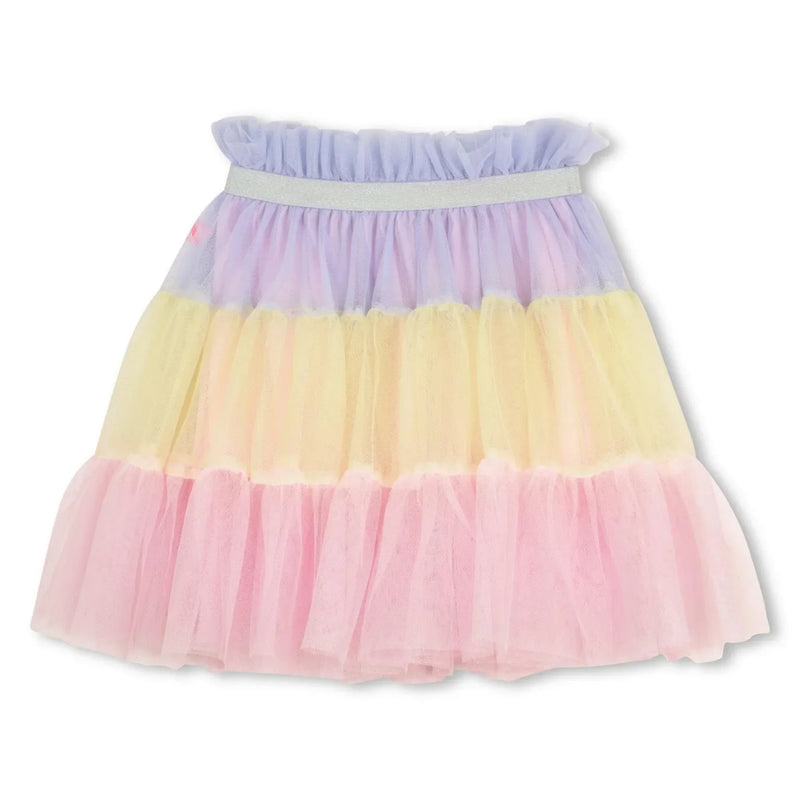 Back of the Billieblush colourblock tulle skirt.