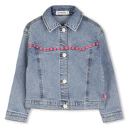 Billieblush girl's denim jacket - u21903.