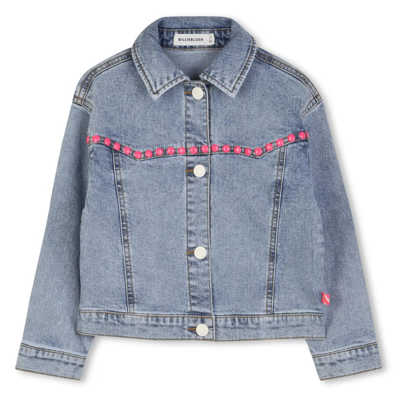 Billieblush girl's denim jacket - u21903.