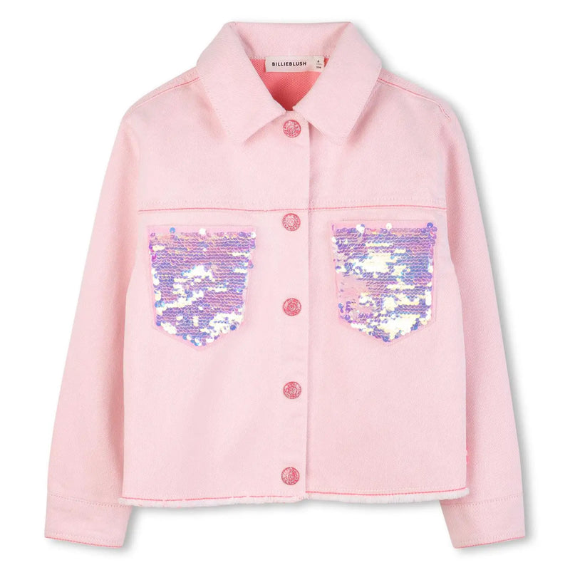 Billieblush girl's denim jacket - u22156.