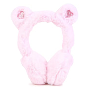 Billieblush pink faux fur ear muffs - u22498.