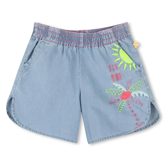 Billieblush embroidered shorts - u20897.