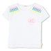 Billieblush white embroidered t-shirt - u20931.