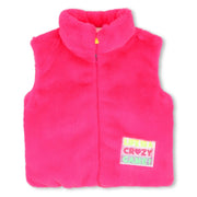 Billieblush faux fur gilet - u22434.