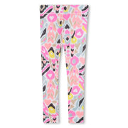 Rear view of the Billieblush printed leggings.