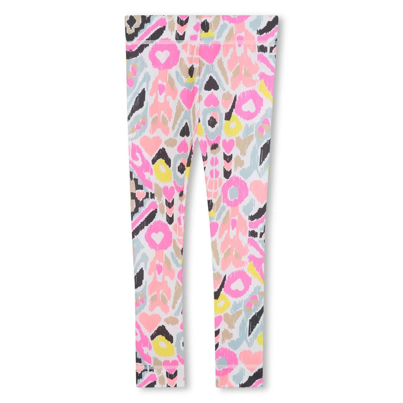 Rear view of the Billieblush printed leggings.