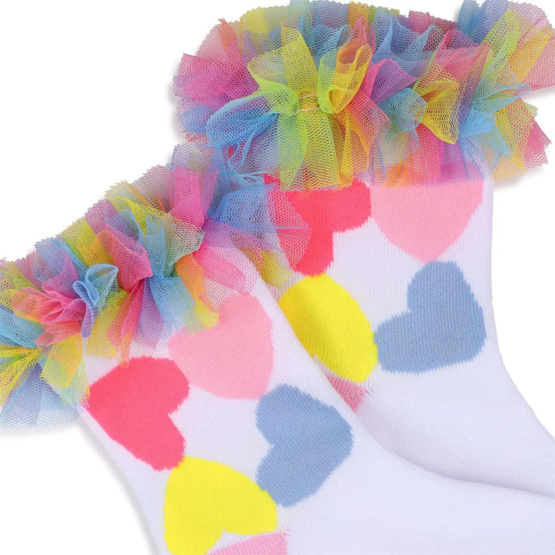 Closer view of the Billieblush frilled socks.