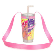 Back of the Billieblush glitter cup bag.