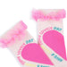 Closer look at the Billieblush heart socks.