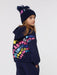 Billieblush hoodie with colourful slogan on the back.