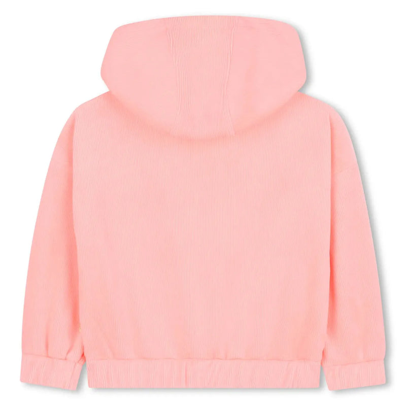 Rear view of the Billieblush hoodie.