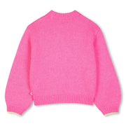 Rear view of the Billieblush jumper.