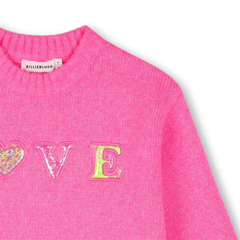 Closer look at the Billieblush jumper.