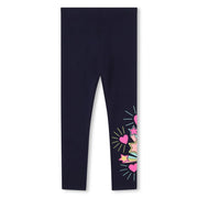 Billieblush girl's navy leggings - u21321.