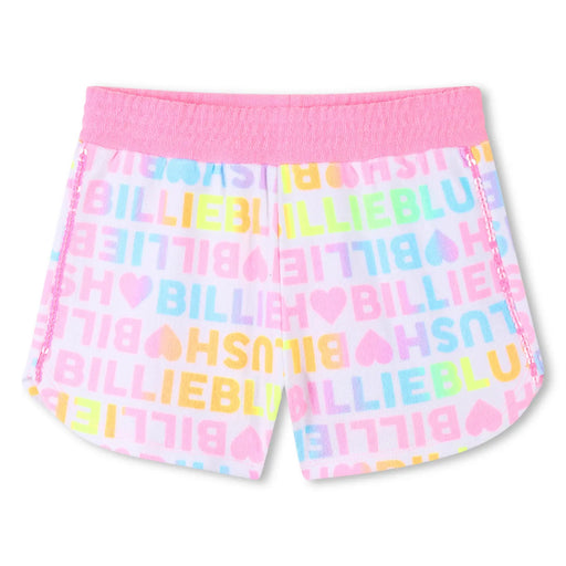 Billieblush white logo shorts - u20899.