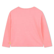 Back of the Billieblush pink long sleeve t-shirt.
