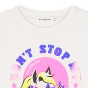 Closer look at the Billieblush long sleeve t-shirt.