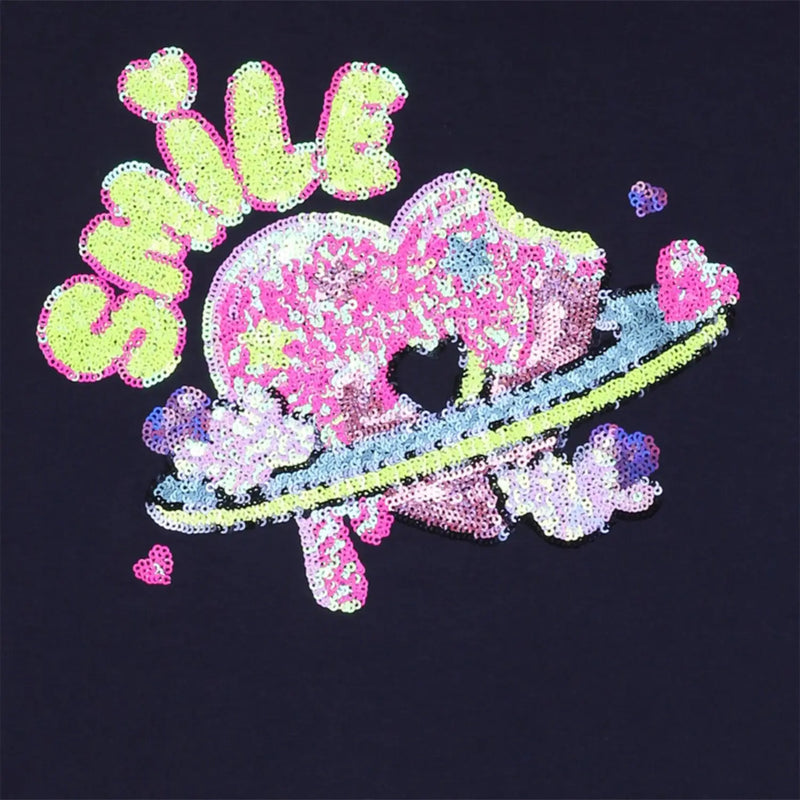 Closer look at the Billieblush long sleeve t-shirt.