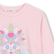 Closer look at the Billieblush long sleeve t-shirt.