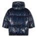 Back of the Billieblush navy padded jacket.