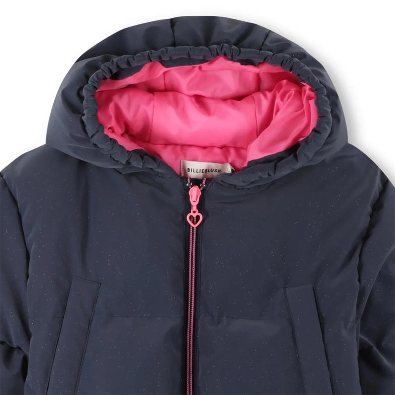 Closer look at the Billieblush padded jacket.