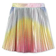 Back of the Billieblush girl's glitter skirt.
