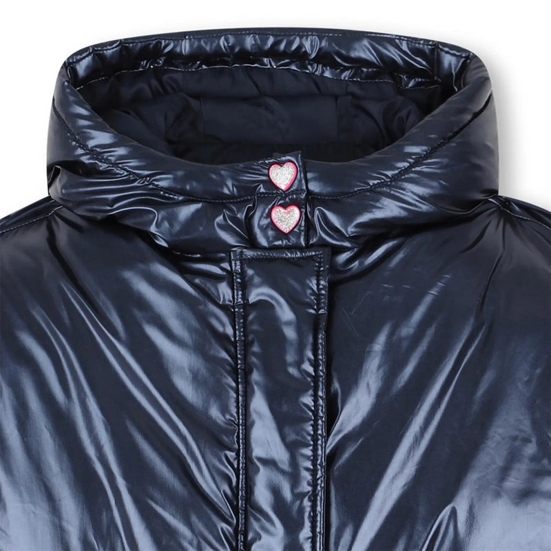 Closer look at the Billieblush puffer jacket.