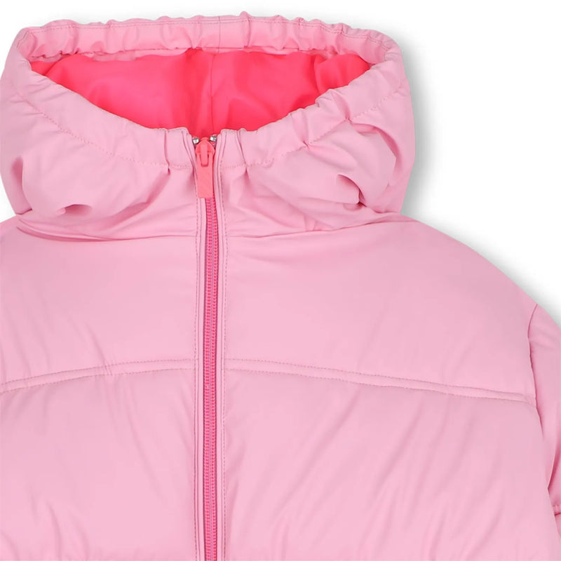 Closer view of the Billieblush puffer jacket.