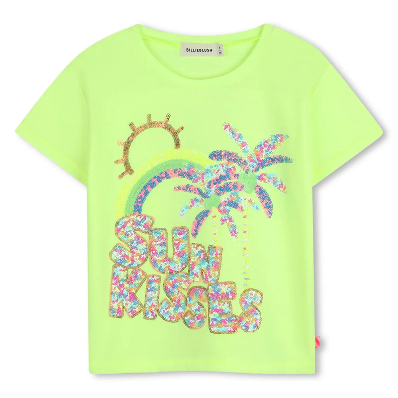 Billieblush girl's sequin t-shirt - u21922.