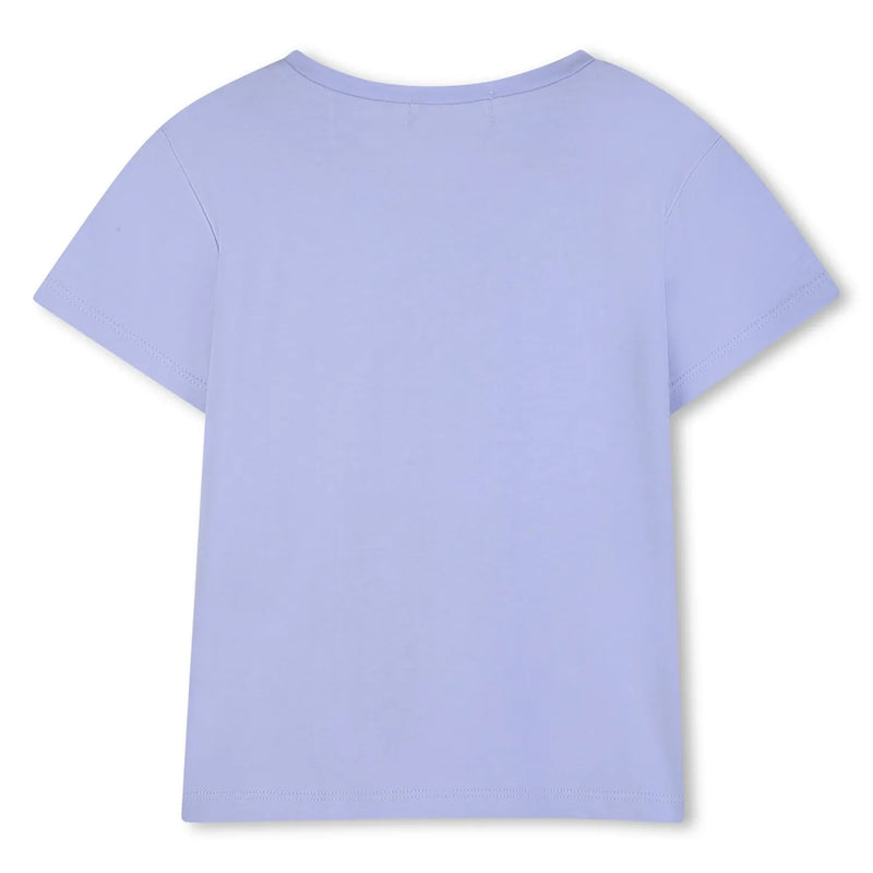 Back of the Billieblush blue sequin t-shirt.