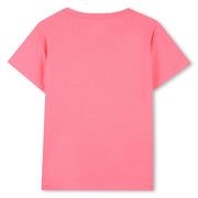 Rear view of the Billieblush sequin t-shirt.