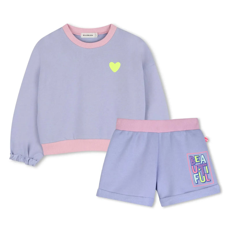 Billieblush girl's shorts set - u21918.