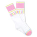 Pair of white Billieblush knee socks.