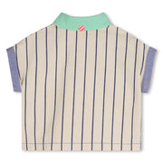 Back of the Billieblush girl's striped shirt.
