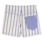 Back of the Billieblush striped shorts.