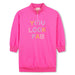 Billieblush pink sweatshirt dress - u20499.