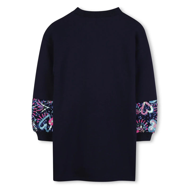 Back of the Billieblush sweatshirt dress.