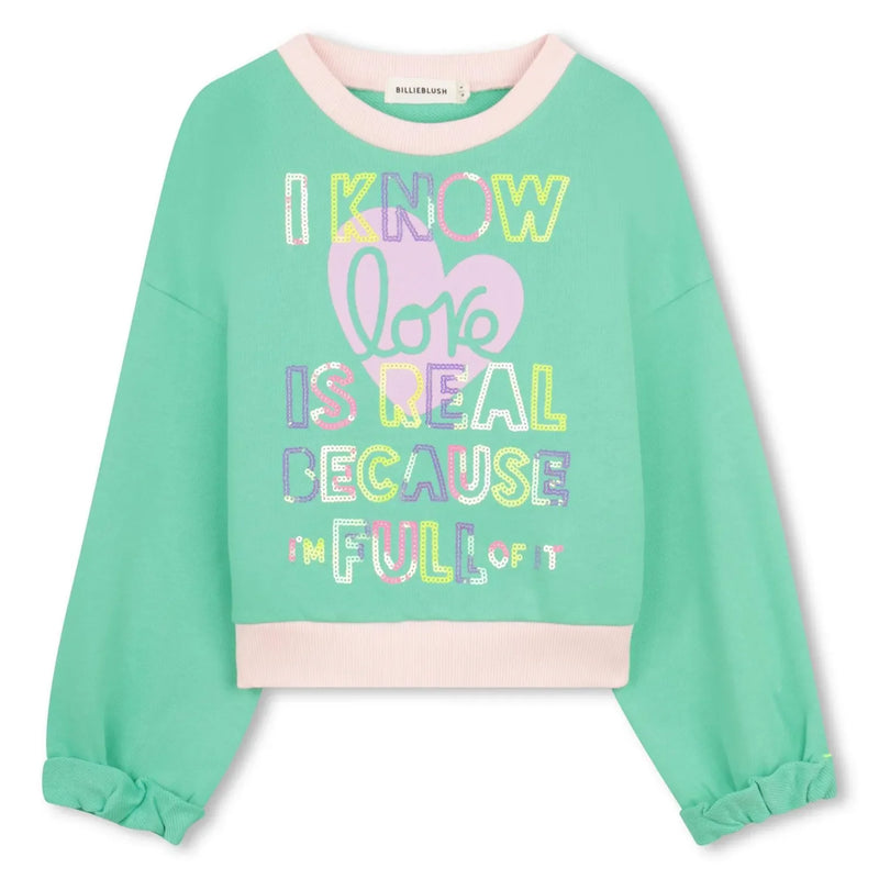 Billieblush girl's sweatshirt - u21918.