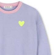 Closer view of the Billieblush sweatshirt.