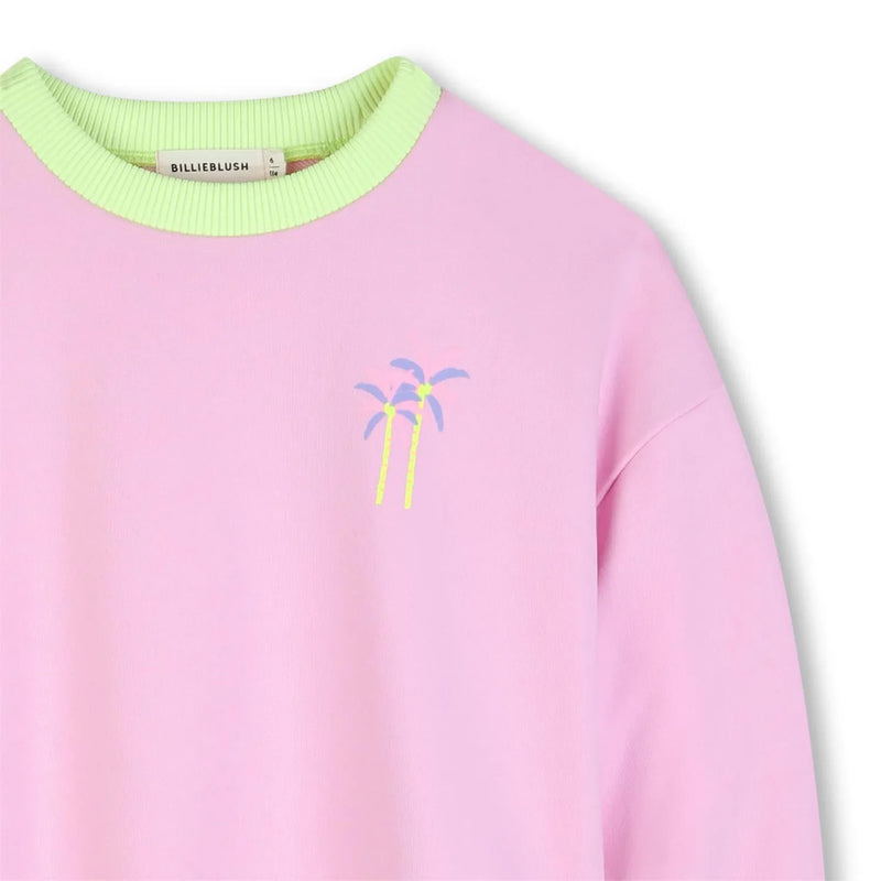 Closer view of the Billieblush sweatshirt.