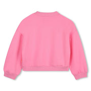 Back of the Billieblush girl's sweatshirt.
