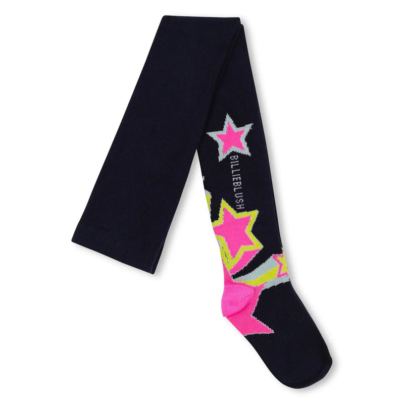Billieblush navy tights - u21519.