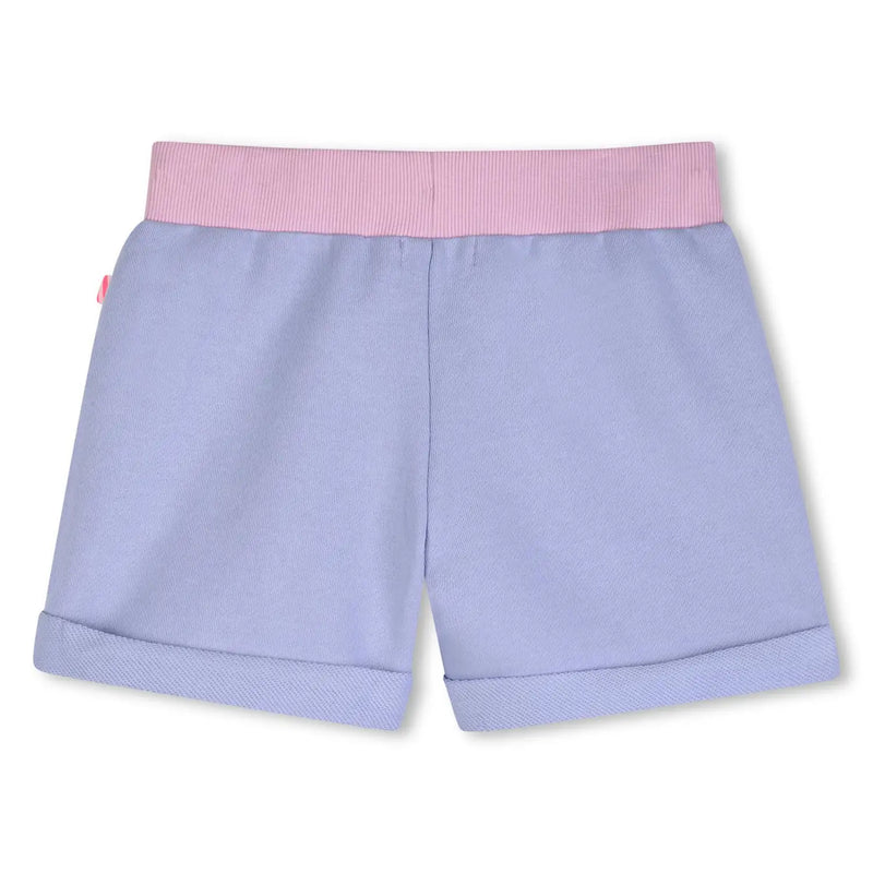 Back of the Billieblush girl's track shorts.