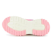Billieblush trainers with pink and white soles.