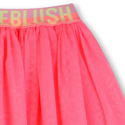 Closer view of the Billieblush tulle skirt.